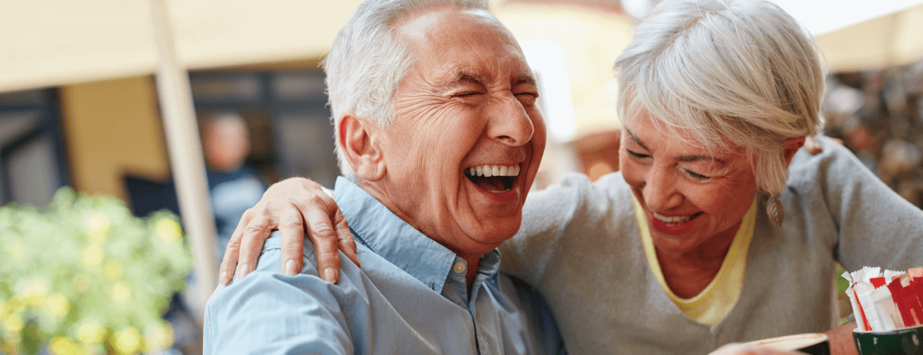 Senior Couple laughing