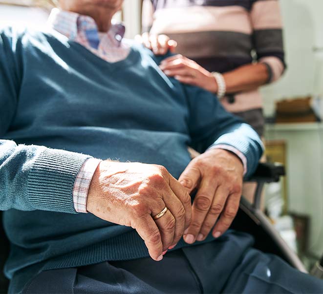 man in wheel chair