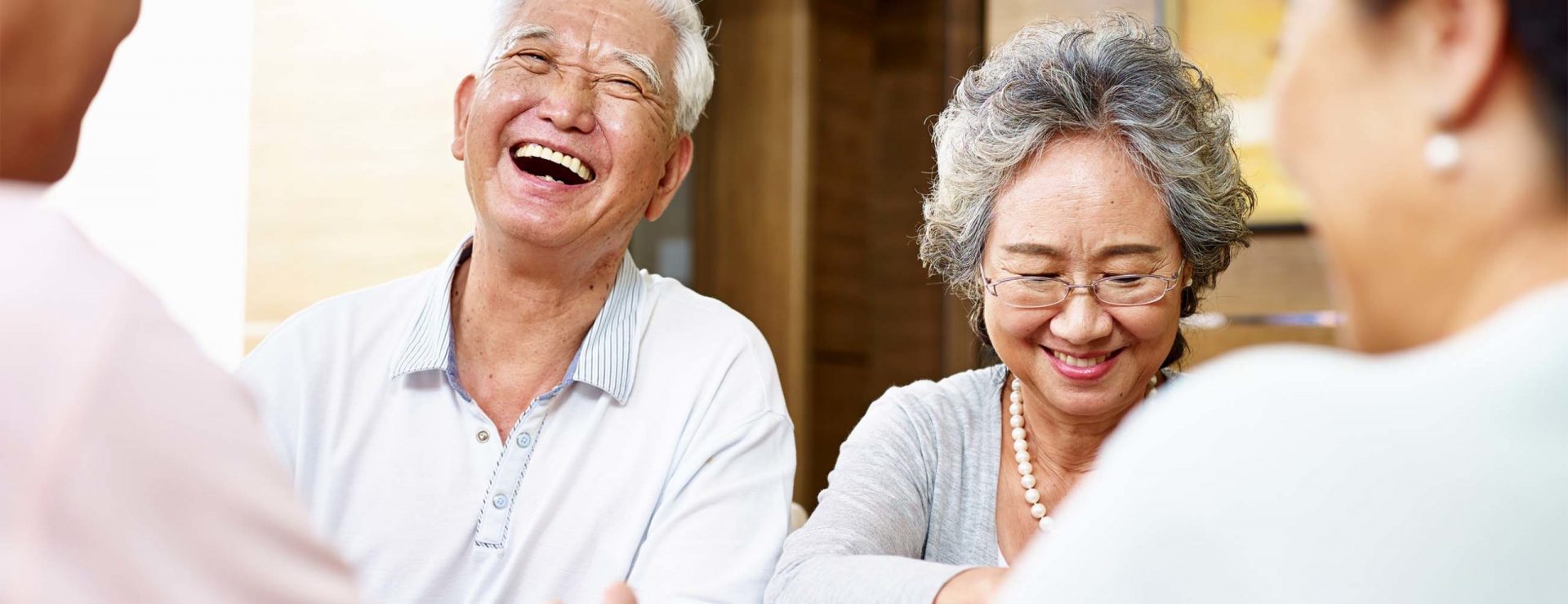 couple laughing